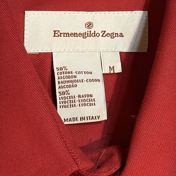 🍁VINTSGE ERMENEGILDO ZEGNA MENS CASUAL BUTTON DOWN SHIRT - MEDIUN🍁 - Picture 3 of 9